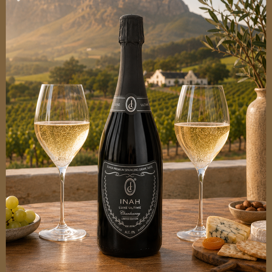 INAH Luxe Ultime Chardonnay Sparkling Grape Juice (Limited Edition) - 750ml