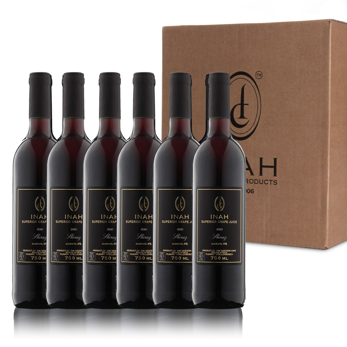 Inah Shiraz Superior Grape Juice 6 x 750ml