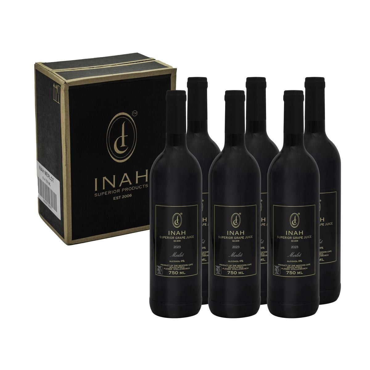 Inah Merlot Superior Grape Juice 6 x 750ml