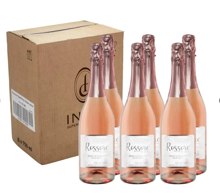 Inah Rossore Sparkling Grape Juice 6 x 750ml